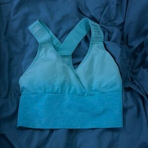 PINK Victoria's Secret Blue Sports Bra